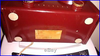 VINTAGE 1951 DASHBOARD CROSLEY TUBE RADIO PLAYS CLEAR & LOUD