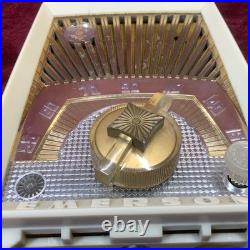 VINTAGE 1952 EMERSON SUNBURST OLD ANTIQUE BAKELITE TUBE RADIO MODEL 707 Works