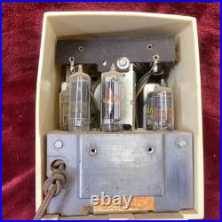 VINTAGE 1952 EMERSON SUNBURST OLD ANTIQUE BAKELITE TUBE RADIO MODEL 707 Works