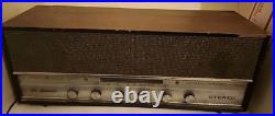 VINTAGE 1960s TUBE HIFI AM FM RADIO STEREO AUDIOPHILE SOUNDS GREAT VACUUM