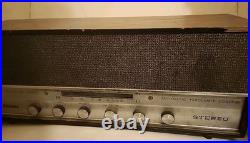 VINTAGE 1960s TUBE HIFI AM FM RADIO STEREO AUDIOPHILE SOUNDS GREAT VACUUM