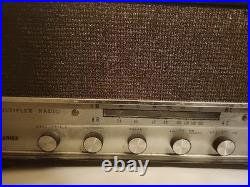 VINTAGE 1960s TUBE HIFI AM FM RADIO STEREO AUDIOPHILE SOUNDS GREAT VACUUM