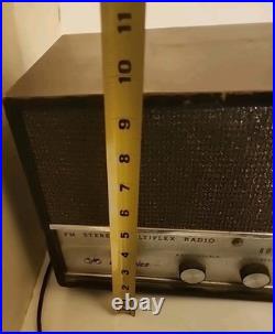 VINTAGE 1960s TUBE HIFI AM FM RADIO STEREO AUDIOPHILE SOUNDS GREAT VACUUM