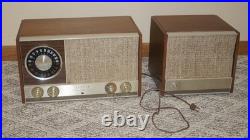 VINTAGE 1960s ZENITH MODEL MJ1035-1 LONG DISTANCE STEREO AM FM RADIO with SPEAKER