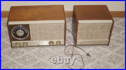 VINTAGE 1960s ZENITH MODEL MJ1035-1 LONG DISTANCE STEREO AM FM RADIO with SPEAKER