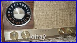 VINTAGE 1960s ZENITH MODEL MJ1035-1 LONG DISTANCE STEREO AM FM RADIO with SPEAKER