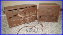 VINTAGE 1960s ZENITH MODEL MJ1035-1 LONG DISTANCE STEREO AM FM RADIO with SPEAKER