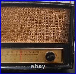 VINTAGE 1961 ZENITH AM/FM TUBE RADIO G730Y With PHONO IMPUT! TESTED/WORKING