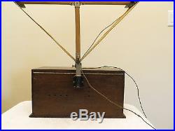VINTAGE 20s OLD RARE SLEEPER ANTIQUE RADIO With REAR MOUNTED FOLDING LOOP ANTENNA