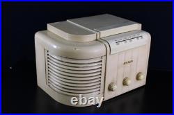 VINTAGE 30s JOHN VASSOS RCA VICTOR ART DECO MACHINE AGE OLD TUBE BAKELITE RADIO