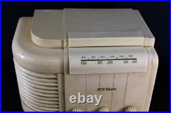 VINTAGE 30s JOHN VASSOS RCA VICTOR ART DECO MACHINE AGE OLD TUBE BAKELITE RADIO