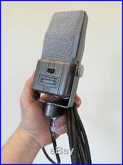 VINTAGE 40s OLD ELECTRO VOICE MODEL V2 CLASSIC ANTIQUE RADIO RIBBON MICROPHONE