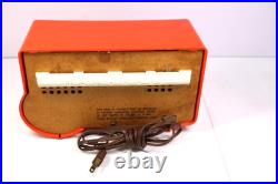 VINTAGE 50, s MOTOROLA RED DRAGSTER 5T22W BAKELITE MACHINE AGE TUBE ANTIQUE RADIO