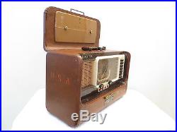 VINTAGE 50s ZENITH R-520 OLD SHORTWAVE ANTIQUE MILITARY ARMY TRANSOCEANIC RADIO