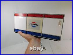 VINTAGE 60s PEPSI COOLER OLD ANTIQUE SODA COIN OP COLA MACHINE TRANSISTOR RADIO