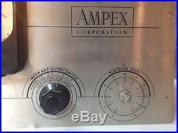 VINTAGE AMPEX TUBE PREAMP AMP AMPLIFIER MIC MICROPHONE RADIO STATION