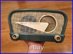 Vintage Antique Philco Flying Wedge Old Radio MID Century Modernistic Jetsons