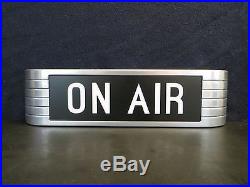 Vintage Antique Style Rca On Air Radio Television Studio Art Deco Lightup Sign