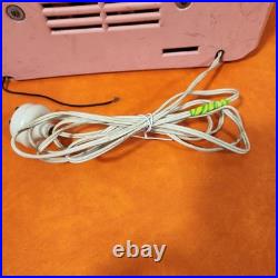 VINTAGE Astor Swan Dial VALVE TUBE MANTLE PINK RADIO 1960s AM WORKING