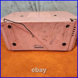 VINTAGE Astor Swan Dial VALVE TUBE MANTLE PINK RADIO 1960s AM WORKING VINTAGE Astor Swan Dial VALVE TUBE MANTLE PINK RADIO 1960s AM WORKING