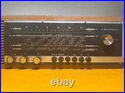 VINTAGE BLAUPUNKT VERONA 20103 German TUBE RADIO WORKS! Hi-Fi MCM FM/AM/SW
