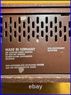 VINTAGE BLAUPUNKT VERONA 20103 German TUBE RADIO WORKS! Hi-Fi MCM FM/AM/SW