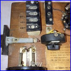 VINTAGE BREADBOARD TRANSMITTER Homemade Ham Radio Tube Meter Dial SEE PHOTOS