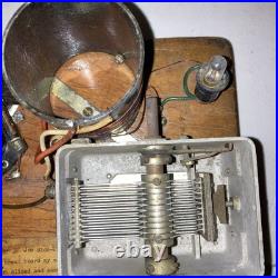 VINTAGE BREADBOARD TRANSMITTER Homemade Ham Radio Tube Meter Dial SEE PHOTOS