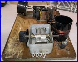 VINTAGE BREADBOARD TRANSMITTER Homemade Ham Radio Tube Meter Dial SEE PHOTOS