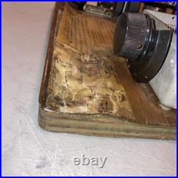 VINTAGE BREADBOARD TRANSMITTER Homemade Ham Radio Tube Meter Dial SEE PHOTOS