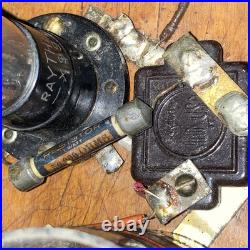 VINTAGE BREADBOARD TRANSMITTER Homemade Ham Radio Tube Meter Dial SEE PHOTOS