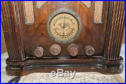 VINTAGE CATHEDRAL Atwater Kent tube radio Model 465Q SHORTWAVE AMATEUR RADIO