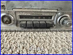 VINTAGE DELUXE DELCO MODEL 983090 AM CAR TUBE RADIO 1954 1955 Olds Oldsmobile US