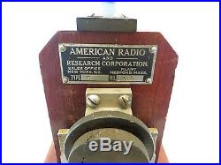 VINTAGE EARLY 1900s OLD AMRAD MARCONI ERA SPARK GAP ANTIQUE RADIO APPARATUS