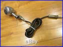 Vintage Excellent Astatic MID Century Old Bullet Chrome Harp Microphone + Cable