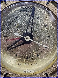 VINTAGE Emerson Telechron Clock Tube AM Radio, Model 700126