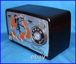 VINTAGE HOPALONG CASSIDY RADIO BY ARVIN 1950s OUTSTANDING CONDITION & WORKS VINTAGE HOPALONG CASSIDY RADIO BY ARVIN 1950s OUTSTANDING CONDITION & WORKS