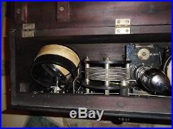 VINTAGE Long Box 1 Tube 1920s Radio, KENNEDY 281
