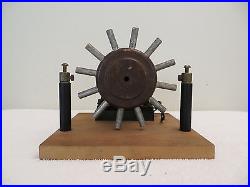 VINTAGE MARCONI ERA ROTARY SPARK GAP With ROBBINS MYERS ANTIQUE ELECTRIC MOTOR