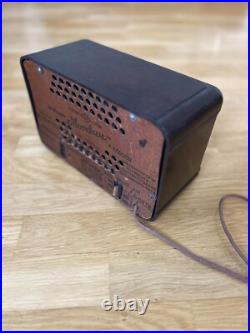 VINTAGE MOSKOVICH RARE TUBE RADIO 50's USSR BAKELITE ART DECO WORKING VINTAGE MOSKOVICH RARE TUBE RADIO 50's USSR BAKELITE ART DECO WORKING