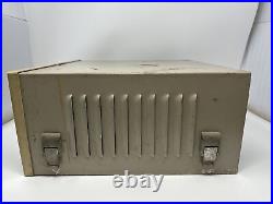 VINTAGE Military Broadcast TUBE RADIO Navy Ship Transmitter Receiver Untested