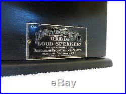 VINTAGE OLD 1920s ANTIQUE DICTOGRAPH EXCELLENT WORKING BRASS RADIO HORN SPEAKER