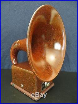 VINTAGE OLD 1920s DICTOGRAND RADIO HORN SPEAKER THIS IS THE RARE ONE DONT MISS