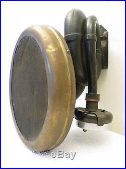 VINTAGE OLD 1920s RCA WESTINGHOUSE VOCAROLA ANTIQUE BRASS RADIO HORN SPEAKER