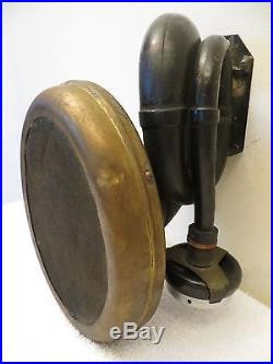 VINTAGE OLD 1920s RCA WESTINGHOUSE VOCAROLA ANTIQUE BRASS RADIO HORN SPEAKER