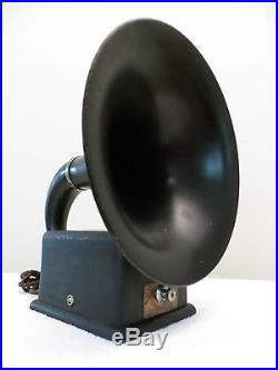 VINTAGE OLD 1920s WORKING ANTIQUE DICTOGRAND RADIO HORN SPEAKER VOLUME CONTROL