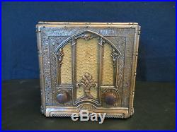Vintage Old 1933 Gem Mint Wheat Motif Emerson Radio Same Mickey Mouse Chassis