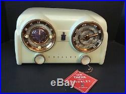 VINTAGE OLD 1950s CROSLEY AUTO DASHBOARD FACADE MID CENTURY ANTIQUE CLOCK RADIO