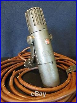 VINTAGE OLD 1950s RCA BK-5B ART DECO RADIO STUDIO RIBBON ANTIQUE MICROPHONE