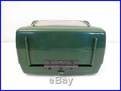 VINTAGE OLD 1950s ZENITH GREEN COLOR ANTIQUE PLASTIC TUBE RADIO, NO CRACKS